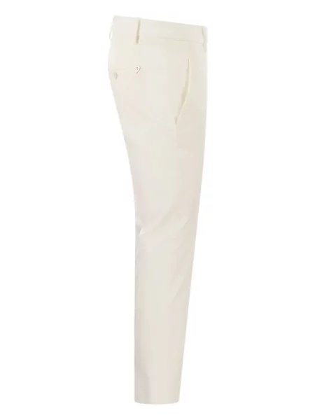 Pantaloni Dondup alb
