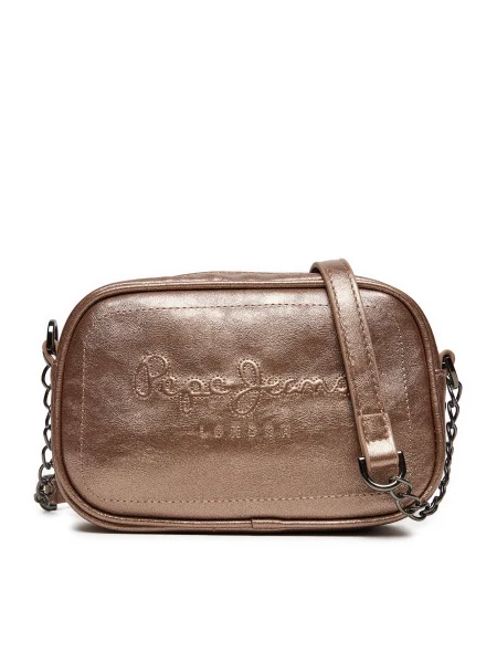 Pepe Jeans Дамска чанта Кафяв оранжево