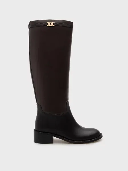 Кожаные сапоги Prpy коричневые