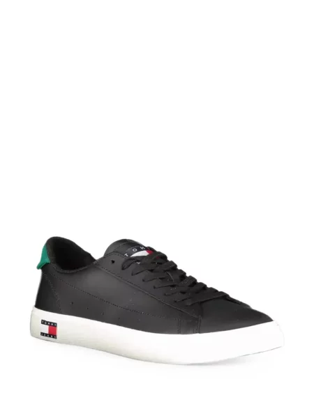 Sneakerși Tommy Hilfiger cu autograf negru