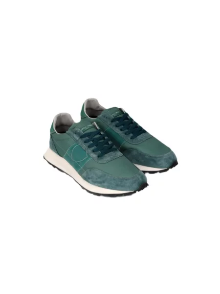 Sneakersy Philippe Model zamszowe zielone