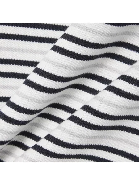 Lacoste Koszulka Polo W Paski Classic Fit szara