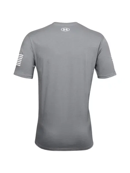 Tricou Under Armour cu imagine gri