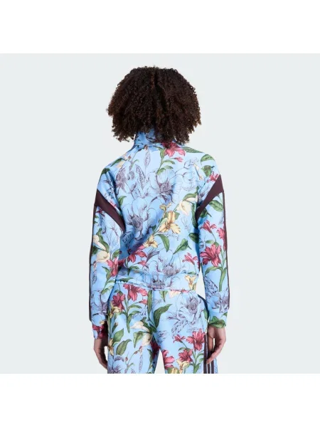SPORTOVNÍ BUNDA ADIDAS x FARM RIO HOUSE OF TIRO hnědá