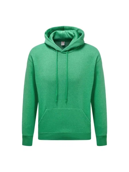 Pulover Fruit Of The Loom s kapuco zelena