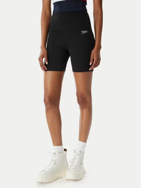 Cyklistické šortky Tommy Jeans černé