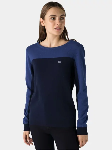 Lacoste Джемпер Темно-синій Вовна синій