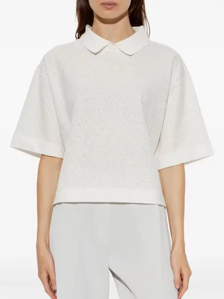 Gulerat top Emporio Armani tricotate