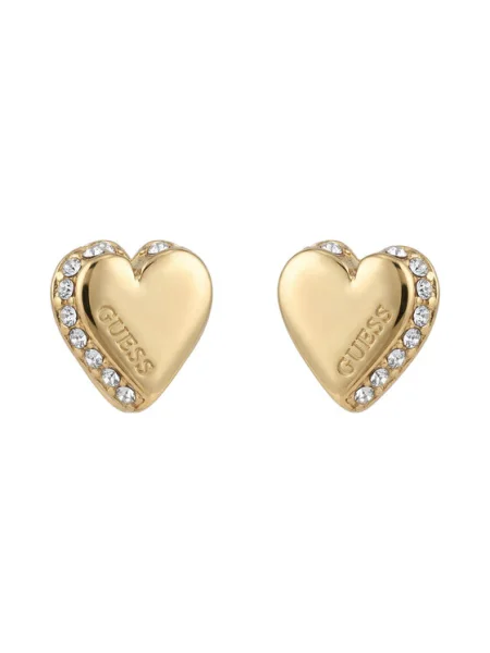 GUESS Cercei galben / transparent auriu