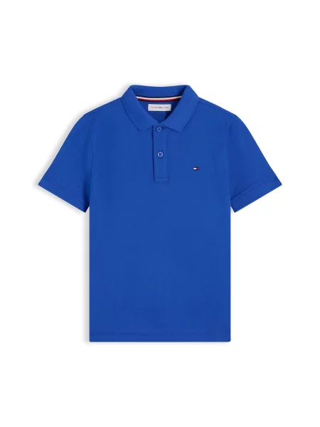 TOMMY HILFIGER Tricou Essential Regular Fit Flag Embroidery bleumarin