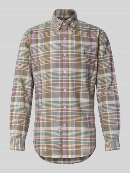 Koszula casualowa z listwą guzikową Polo Ralph Lauren beżowa