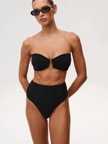 Undress Code figi kąpielowe Dune Bikini Bottom czarne