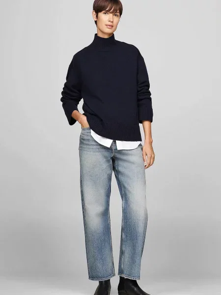 Вовняний светр Tommy Hilfiger синій
