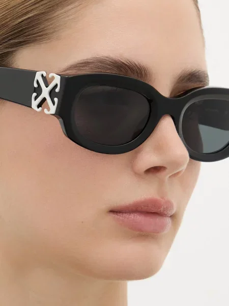 Круглые очки Off-white белые