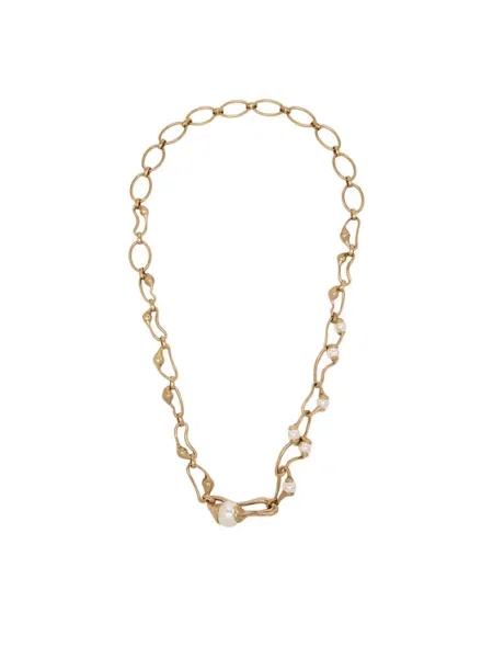 Weekend Max Mara Колие Bronte Златист