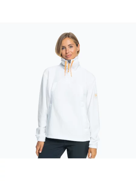 Дамски суитшърт ROXY Chloe Kim Layer bright white бяло