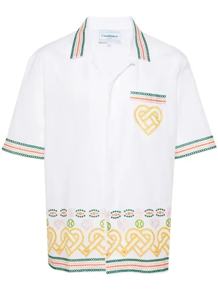 Риза Casablanca с градиентным принтом бяло