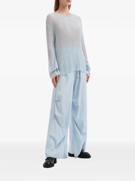 Pantaloni B+ab cu picior lat albastru