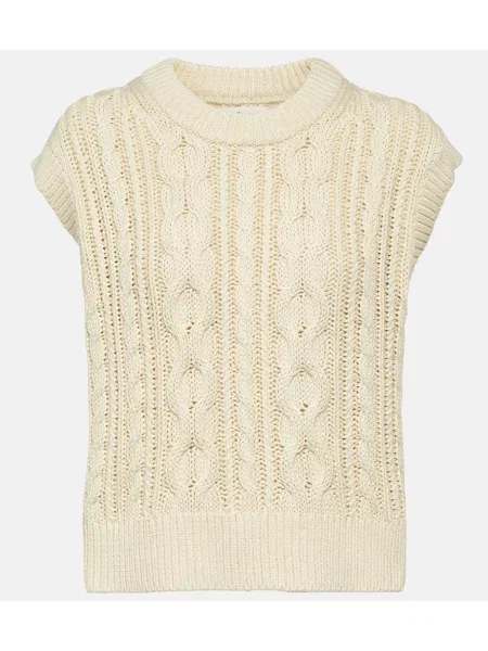 Vestă Velvet de catifea bej