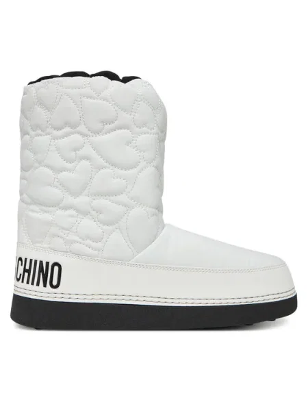 LOVE MOSCHINO Cizme de zăpadă alb