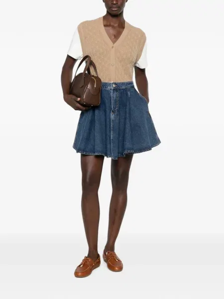 Cardigan Maje tricotate maro