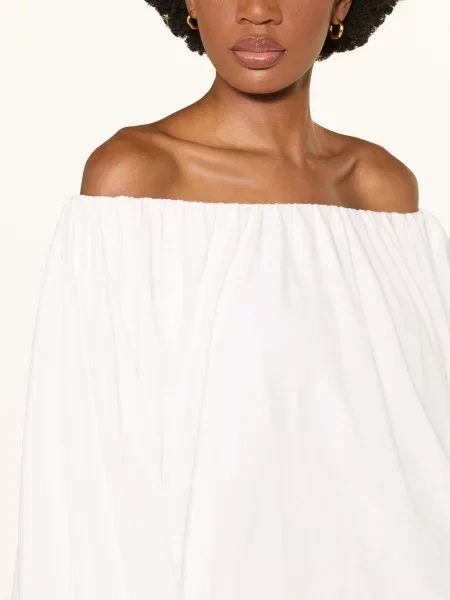 Dorothee Schumacher Tričko S Odhalenými Rameny Soft Volume bílá