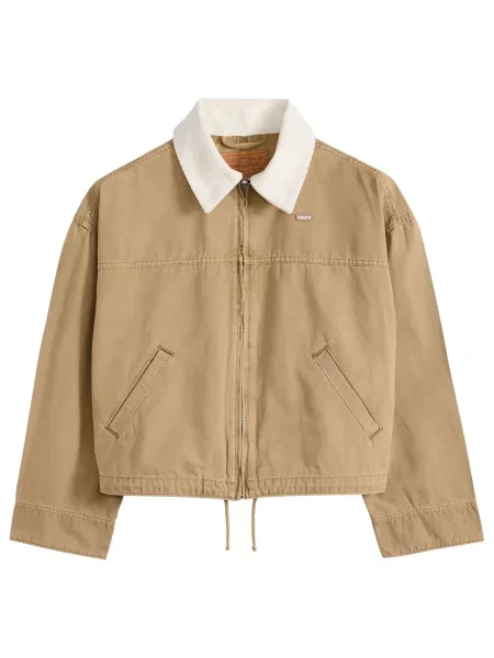 LEVI'S ® Geacă de primăvară-toamnă Loose Workwear Jacket bej / murdar alb