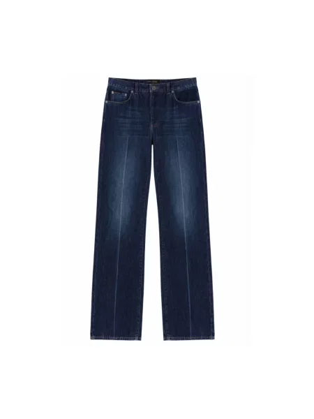 Jeansy straight leg Dolce And Gabbana niebieskie