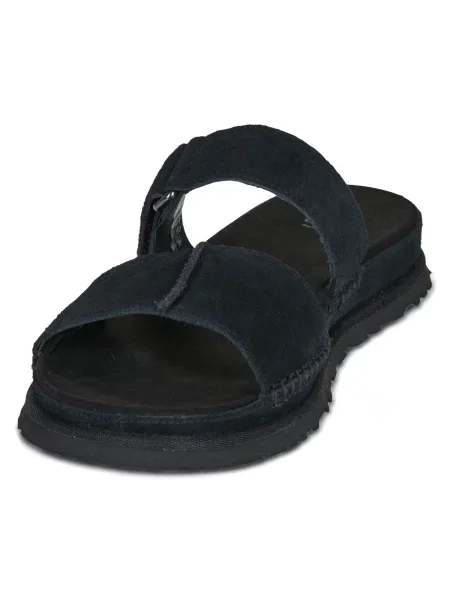 UGG papuci din piele W Goldengaze Slide negru