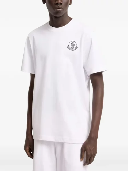 Póló Moncler nyomtatás fehér