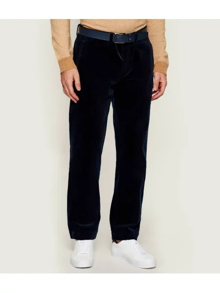 POLO RALPH LAUREN Pantaloni | Straight fit | catifea reiată