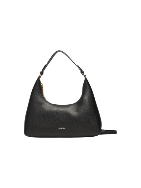 Calvin Klein Geantă Foil Logo Conv Shou?Lder Bag negru
