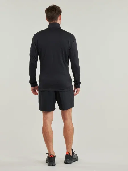 Geacă Adidas din fleece negru