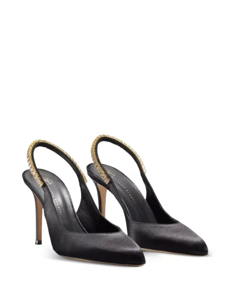 Pantofi cu toc Temperley London slingback negru