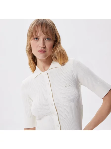 Lacoste Sukienki Lacoste biała