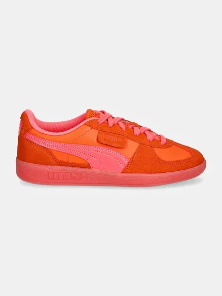 Sneakersy Puma skórzane pomarańczowe