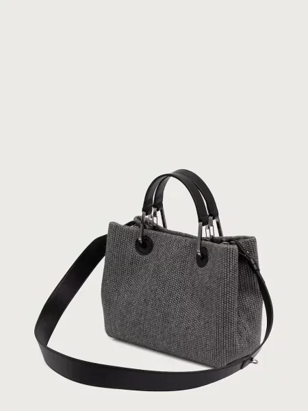 Шерстяная сумка через плечо Emporio Armani
