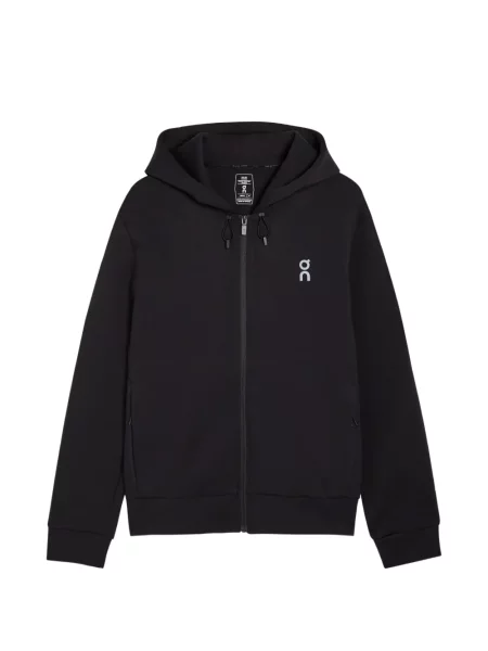 Бягане суичър с качулка On-running с качулка черно