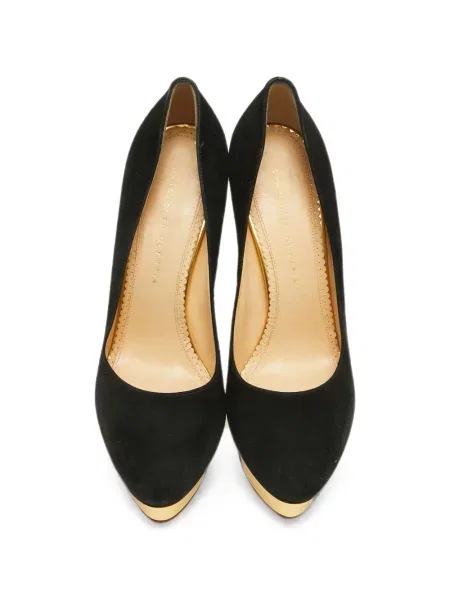 Pantofi cu toc Charlotte Olympia cu platformă negru
