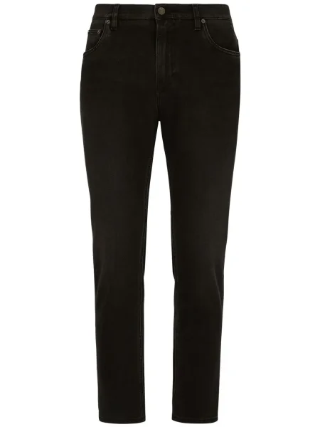 Blugi conici Dolce & Gabbana negru