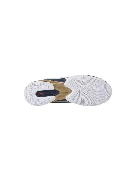 Badmintonové boty VICTOR AX bright white/light gold bílé