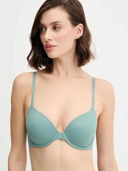Сутиен Calvin Klein Underwear с изчистен дизайн черно