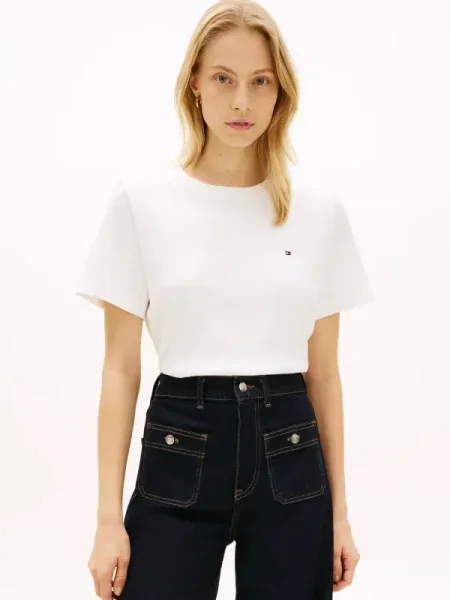 TOMMY HILFIGER Tricou alb