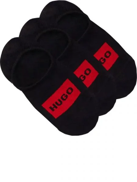 Hugo Șosete/tălpici 3 pack LC LABEL CC negru