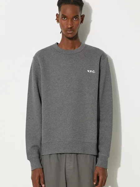 Кофта A.P.C. Boxy Petit Vpc меланж сірий