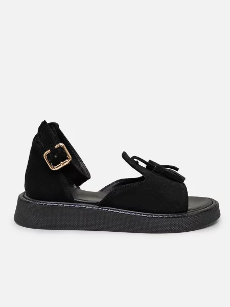 Замшеві Сандалії ISSA Plus чорний