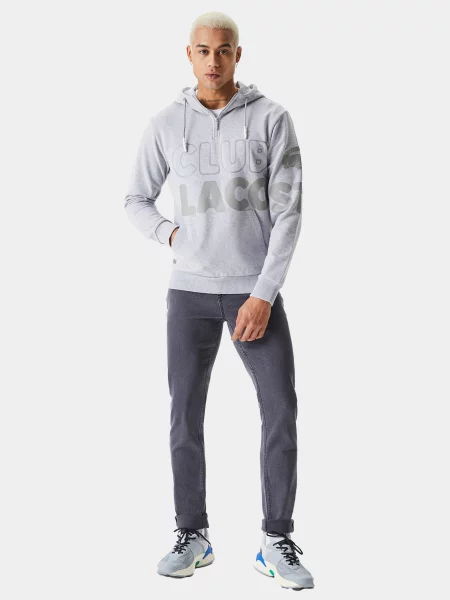 Худи Lacoste серое