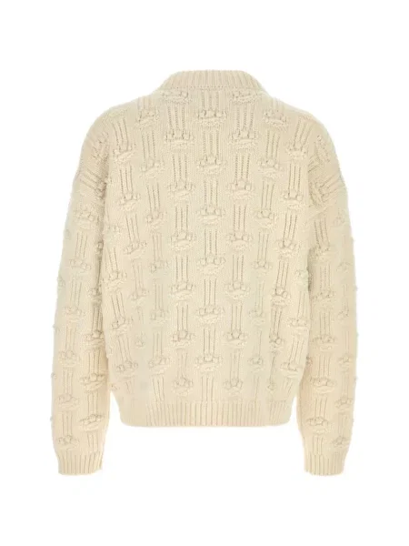 Cardigan Marni de lână alb