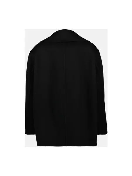 Płaszcz Saint Laurent wełniany biznesowy czarny