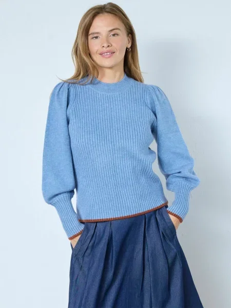 Co'couture Pulover Row' albastru